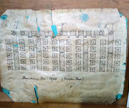 VINTAGE HISTORIC NALDER BROS of LONDON POTENTIOMETER RESISTANCE BOX 27"x13"x11"