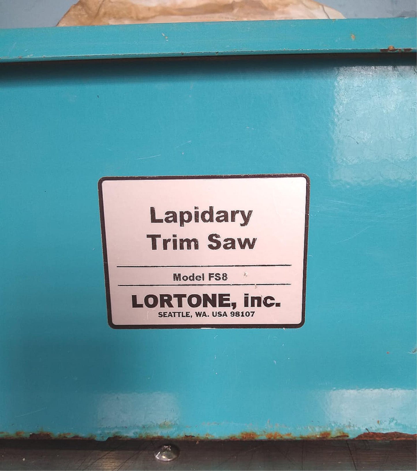 LORTONE FS8 LAPIDARY TRIM SAW POLISHER WATCH VIDEO FREE SHIP