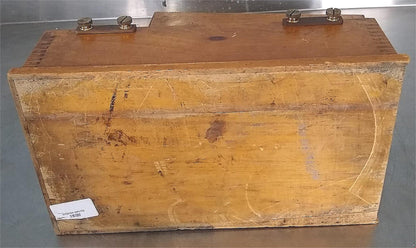 VINTAGE 1911 OTTO WOLFF HISTORIC BERLIN POTENTIOMETER RESISTANCE BOX 17"x9.5"x8"