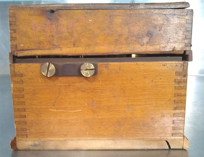 VINTAGE 1911 OTTO WOLFF HISTORIC BERLIN POTENTIOMETER RESISTANCE BOX 17"x9.5"x8"