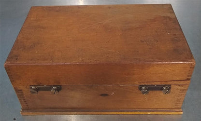 VINTAGE 1911 OTTO WOLFF HISTORIC BERLIN POTENTIOMETER RESISTANCE BOX 17"x9.5"x8"