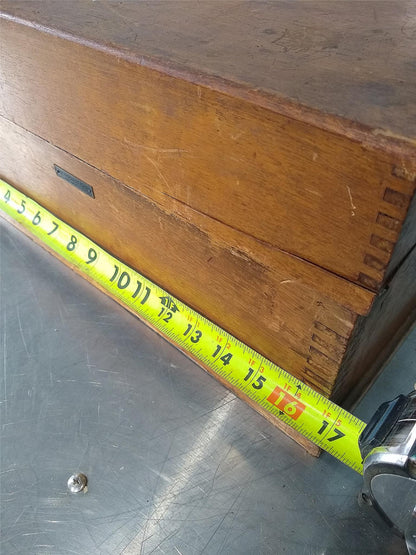 VINTAGE 1911 OTTO WOLFF HISTORIC BERLIN POTENTIOMETER RESISTANCE BOX 17"x9.5"x8"