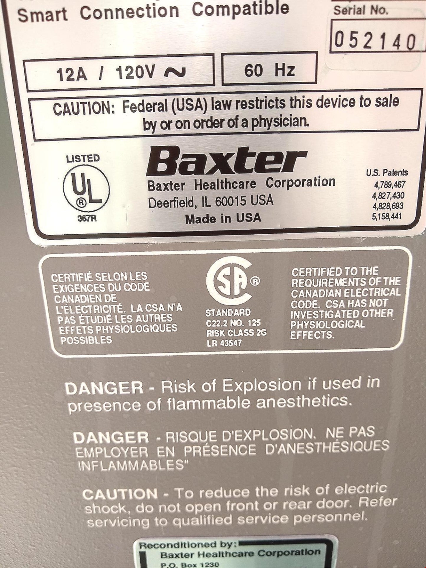 B BRAUN® 1550 HEMODIALYSIS MACHINE 5M5538R POWERS ON FINE FREE COMMERCIAL SHIPIN