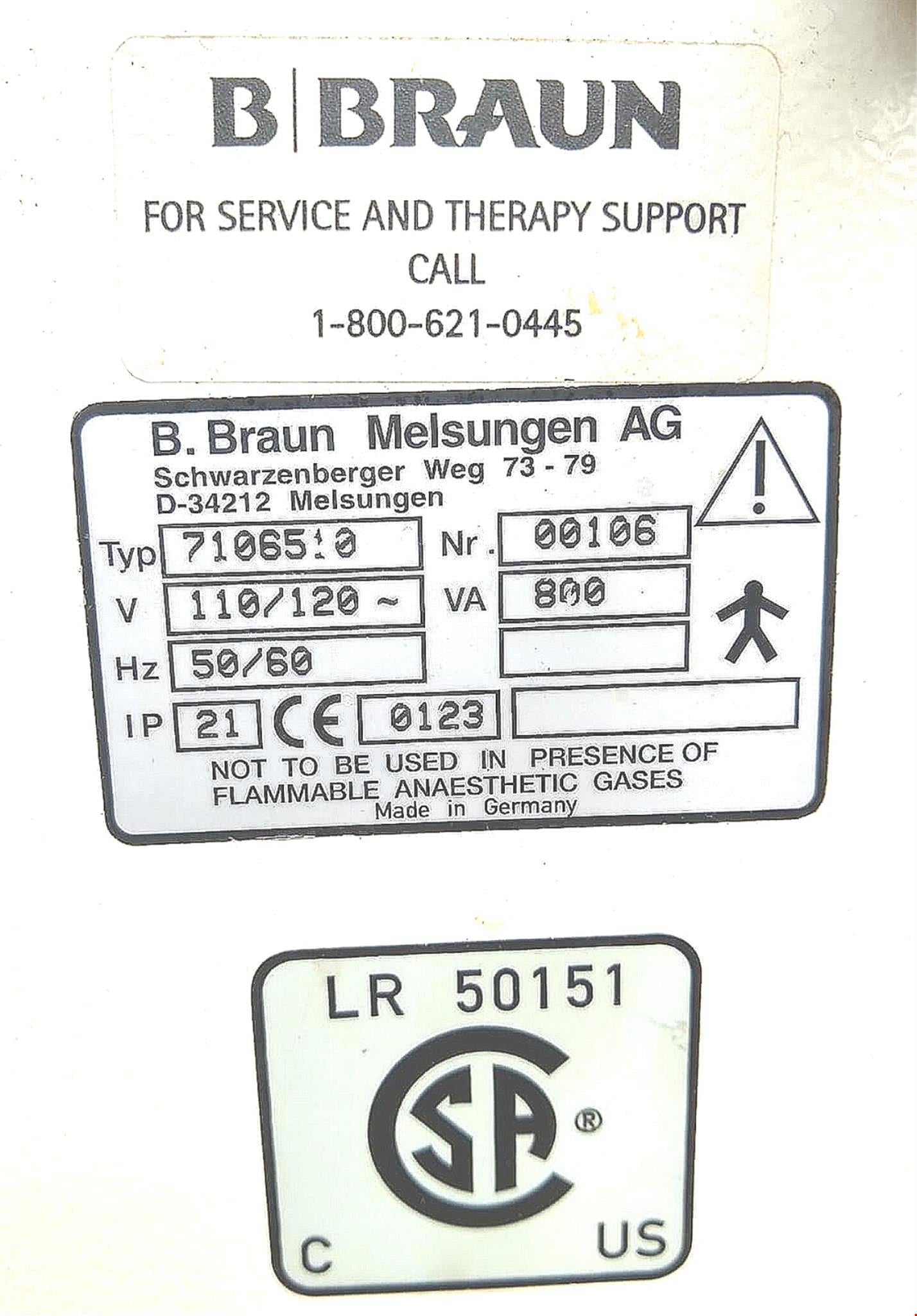 5th Unit B BRAUN® DIAPACT CRT DIALYSIS MACHINE 90DayWarranty FREESHIP