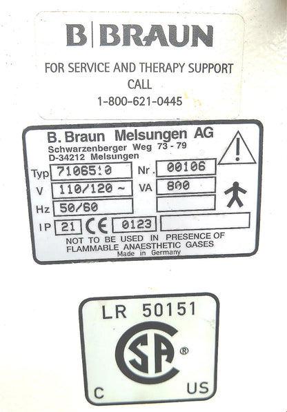 5th Unit B BRAUN® DIAPACT CRT DIALYSIS MACHINE 90DayWarranty FREESHIP