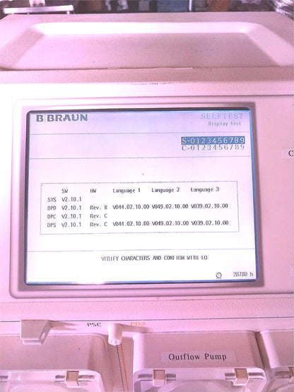 5th Unit B BRAUN® DIAPACT CRT DIALYSIS MACHINE 90DayWarranty FREESHIP