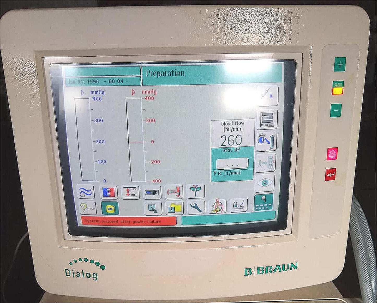 B BRAUN DIALOG+® CRRT HEMODIALYSIS MACHINE *SeemsToWorkFine* WATCHVIDEO FREESHIP
