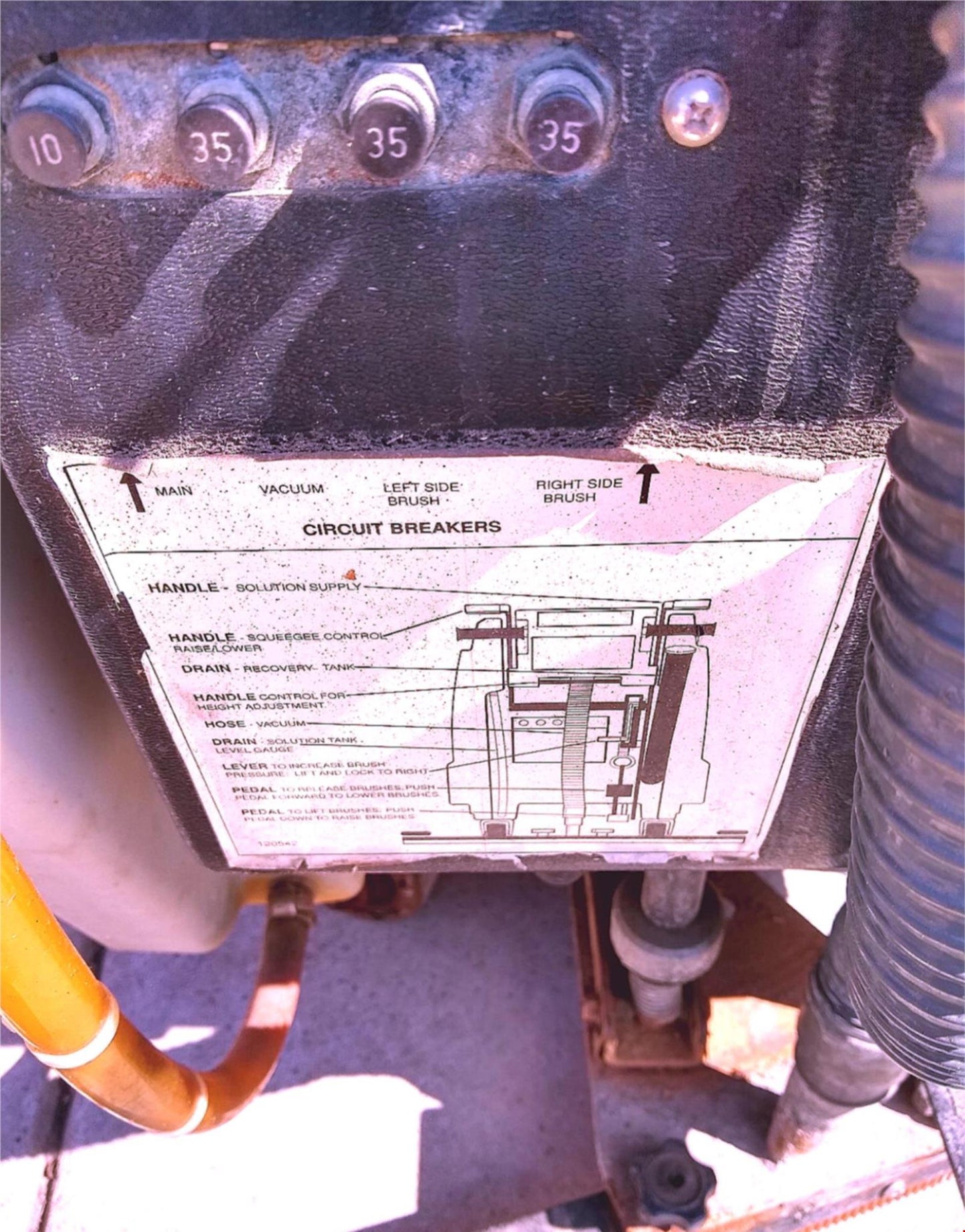 NOBLES 2701 SPEED SCRUB 27" FLOOR SCRUBBER BATTERIES CHARGER WARRANTY FREE SHIP