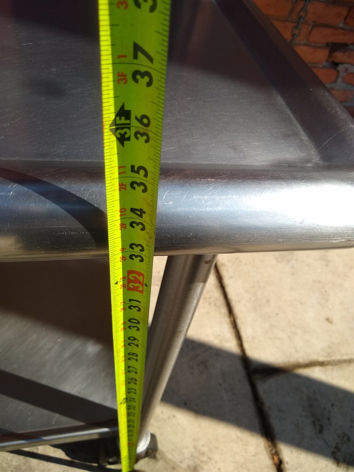 MADEINUSA VINTAGE 1959 HEAVY GAUGE STAINLESS 60x36x32 ISLAND +3DRAWERS FREE SHIP