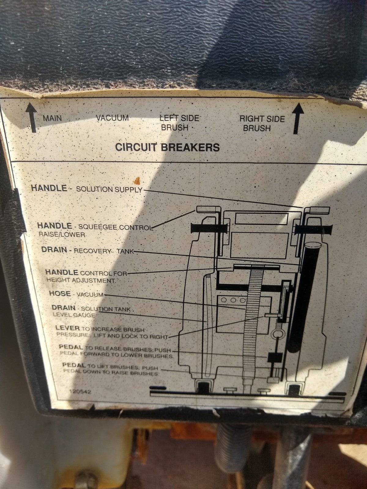 NOBLES 2701 SPEED SCRUB 27" FLOOR SCRUBBER BATTERIES CHARGER WARRANTY FREE SHIP