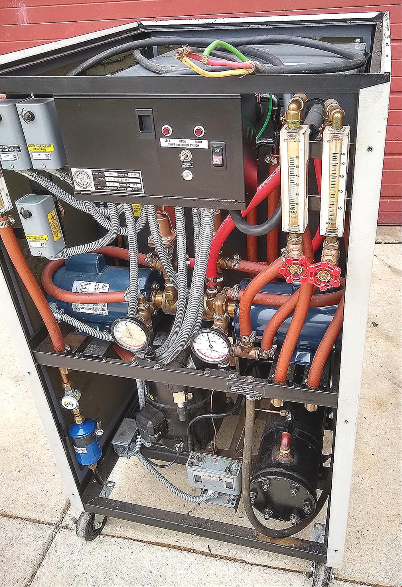 HASKRIS R400 WATERCOOL 3PHASE CHILLER FLOW HEAT EXCHANGER RECIRCULATING WARRANTY