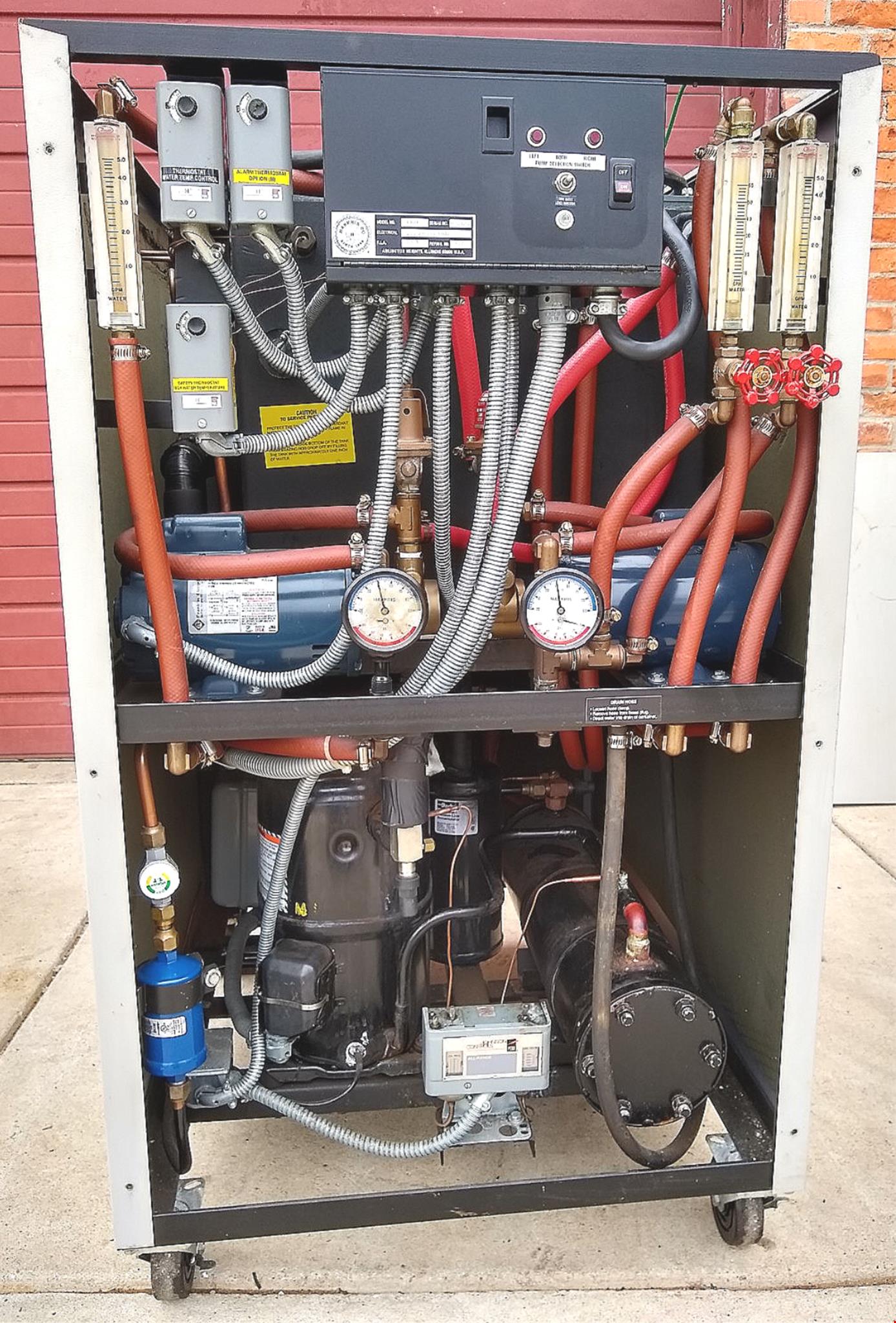 HASKRIS R400 WATERCOOL 3PHASE CHILLER FLOW HEAT EXCHANGER RECIRCULATING WARRANTY