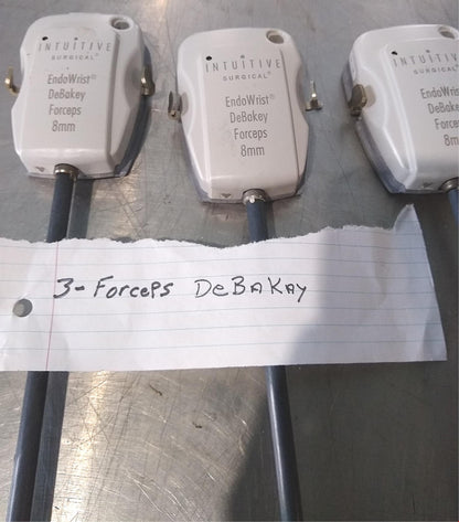 DA VINCI 8mm FORCEPS DeBAKEY ENDOWRIST INSTRUMENT INTUITIVE SURGICAL FREE SHIP