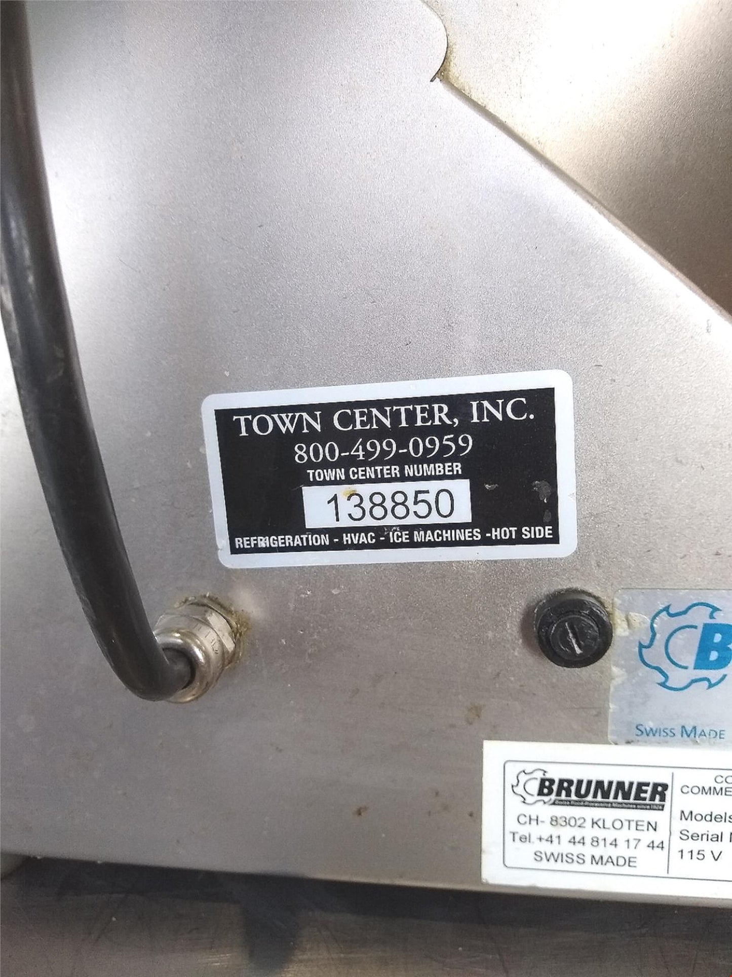 BRUNNER ANLIKER XL COMMERCIAL FOOD CHOPPER PIPER with BLADE NOPUSHLEVER FREESHIP