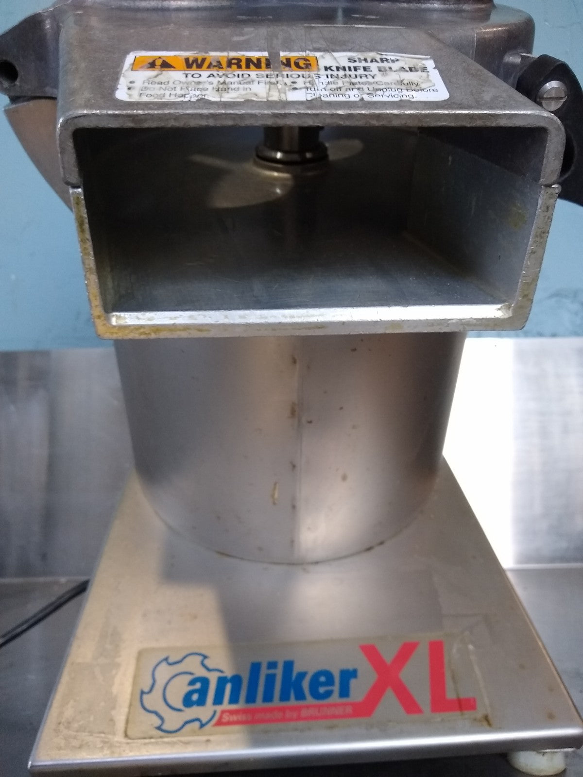 BRUNNER ANLIKER XL COMMERCIAL FOOD CHOPPER PIPER with BLADE NOPUSHLEVER FREESHIP