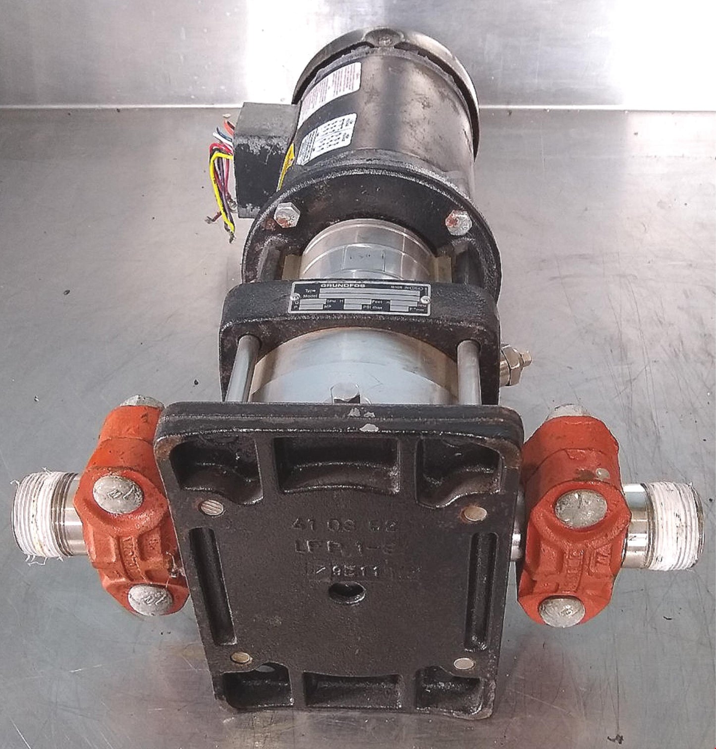 GRUNDFOS VERTICAL 3 PHASE 0.75HP D41136062E HIGH PRESSURE PUMP 22GPM FREE SHIP