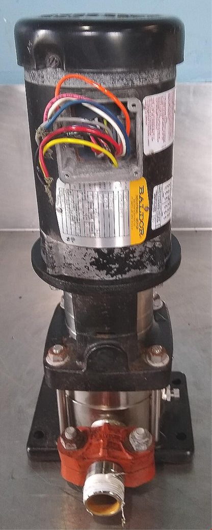 GRUNDFOS VERTICAL 3 PHASE 0.75HP D41136062E HIGH PRESSURE PUMP 22GPM FREE SHIP