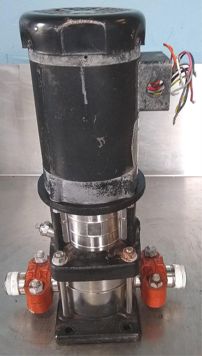 GRUNDFOS VERTICAL 3 PHASE 0.75HP D41136062E HIGH PRESSURE PUMP 22GPM FREE SHIP