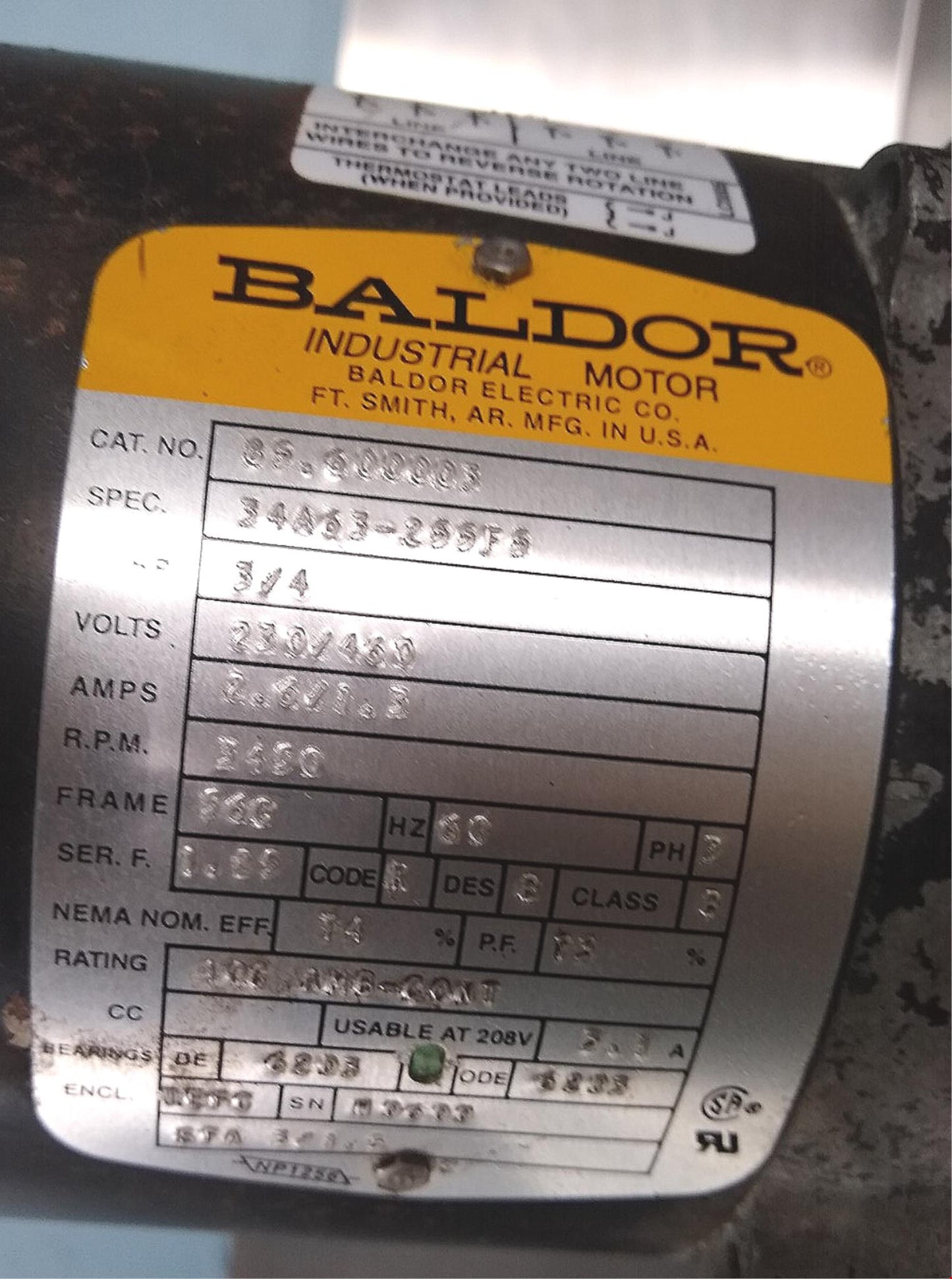 GRUNDFOS VERTICAL 3 PHASE 0.75HP D41136062E HIGH PRESSURE PUMP 22GPM FREE SHIP