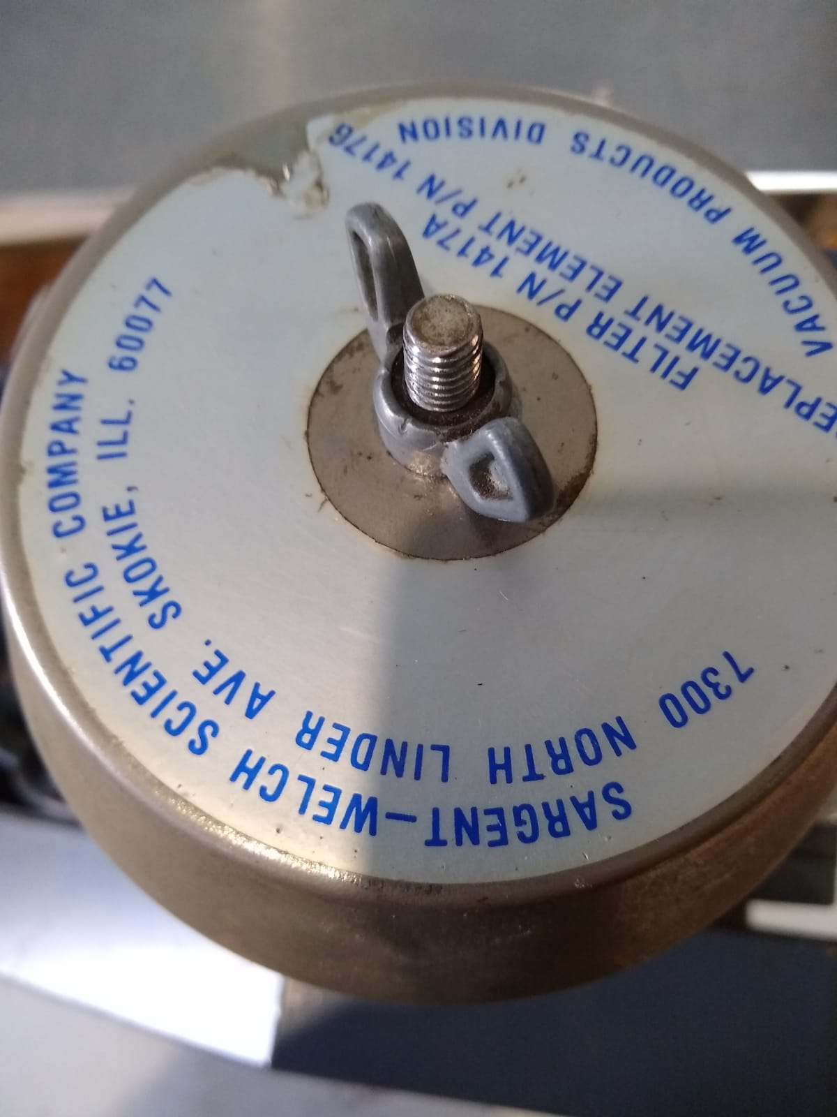 WARRANTY WELCH BELT DRIVEN DUOSEAL MODEL 1402 VACCUM PUMP 1x10⁻⁴ torr WATCHVIDEO