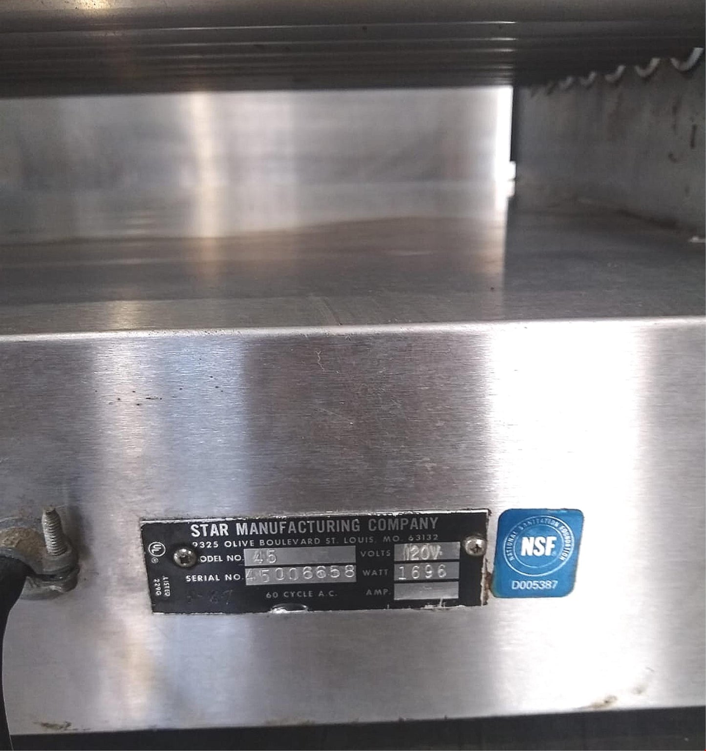 STAR MODEL 45 DOUBLE DECK HOT DOG ROLLER with HOOD WATCH VIDEO FREE SHIPPING