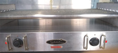 STAR MODEL 45 DOUBLE DECK HOT DOG ROLLER with HOOD WATCH VIDEO FREE SHIPPING