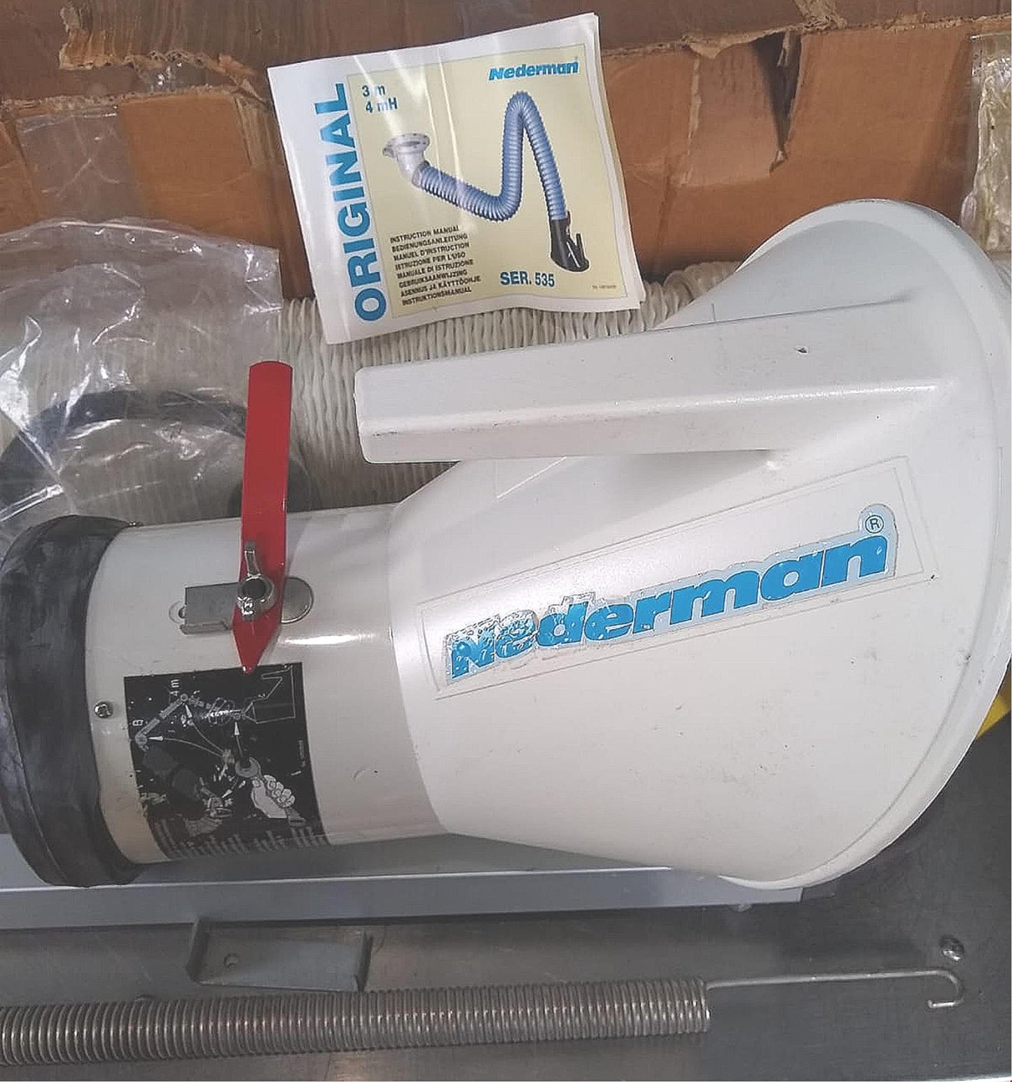 NEDERMAN 8'FOOT SERIES 535 FUME EXTRACTOR ARM HOOD SNORKEL EXHAUST FREE SHIP