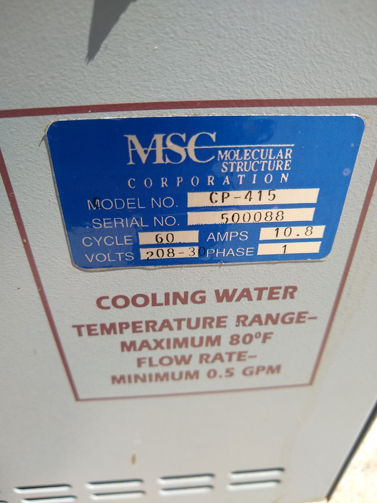 RIGAKU PT-60 AL60 CRYOCOOLER with COLD HEAD CRYOGENIC CRYSTALLOGRAPHY FREE SHIP