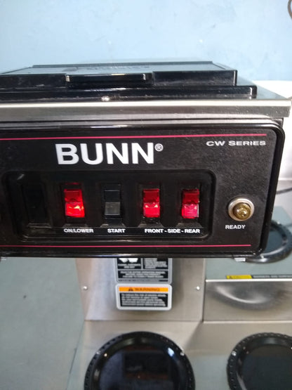 BUNN-O-MATIC 3 WARMER POUR OVER COFFEE BREWER MODEL UP17-3 w/SPOUT FREE SHIPPING