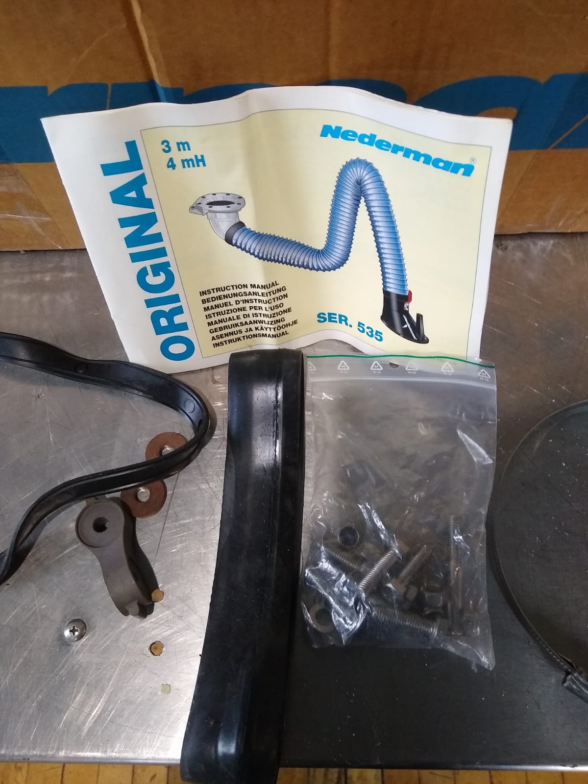 NEDERMAN 8'FOOT SERIES 535 FUME EXTRACTOR ARM HOOD SNORKEL EXHAUST FREE SHIP