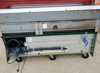 GARLAND 60" C0836-60-1M GAS GRIDDLE & DELFIELD F2962C REFRIG WHEEL BASE FREESHIP