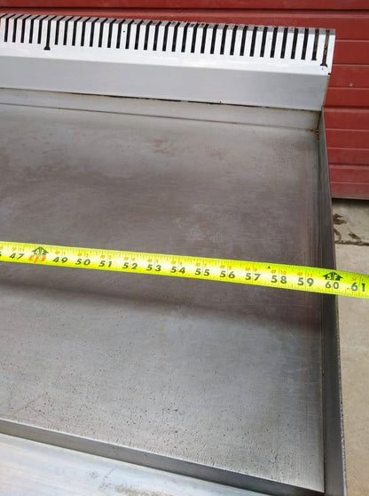 GARLAND 60" C0836-60-1M GAS GRIDDLE & DELFIELD F2962C REFRIG WHEEL BASE FREESHIP