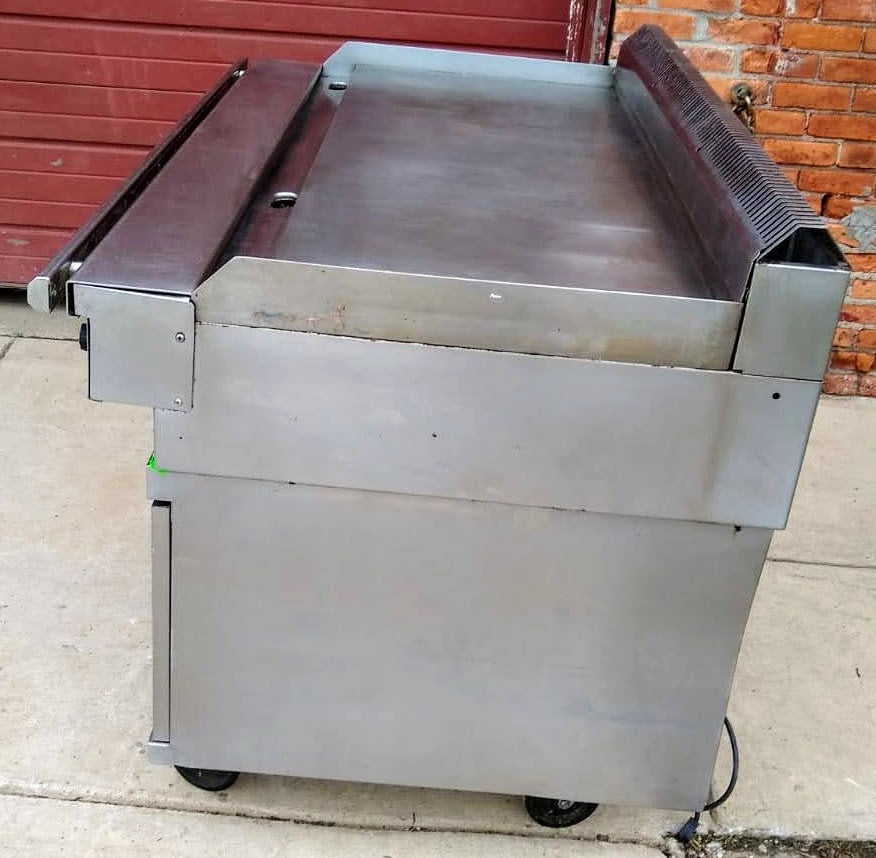 GARLAND 60" C0836-60-1M GAS GRIDDLE & DELFIELD F2962C REFRIG WHEEL BASE FREESHIP