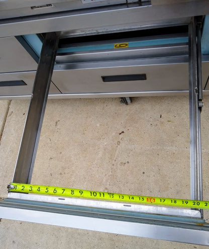 GARLAND 60" C0836-60-1M GAS GRIDDLE & DELFIELD F2962C REFRIG WHEEL BASE FREESHIP