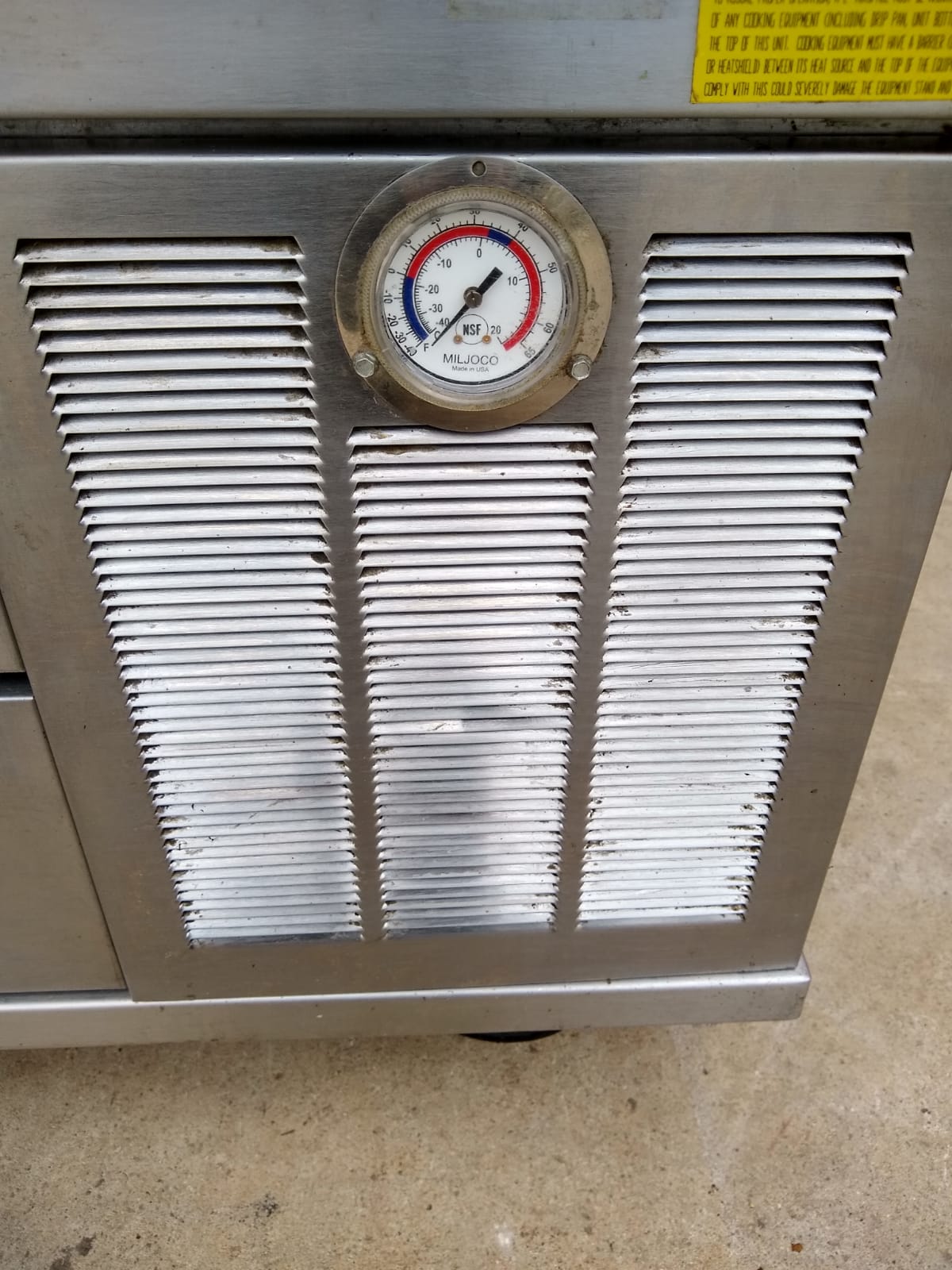 GARLAND 60" C0836-60-1M GAS GRIDDLE & DELFIELD F2962C REFRIG WHEEL BASE FREESHIP