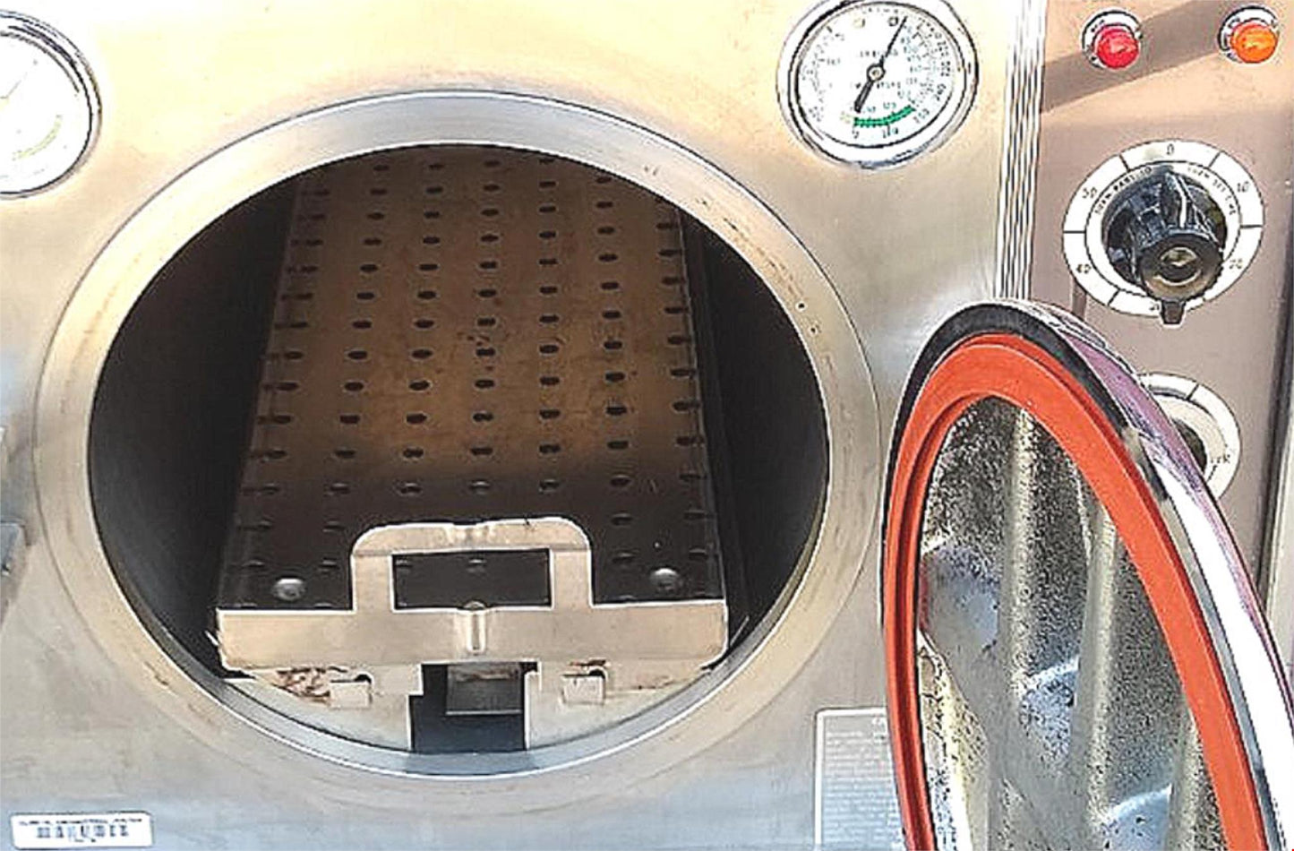 PELTON CRANE OCR STERILIZER AUTOCLAVE with TRAY & MANUAL WATCH VIDEO FREE SHIP