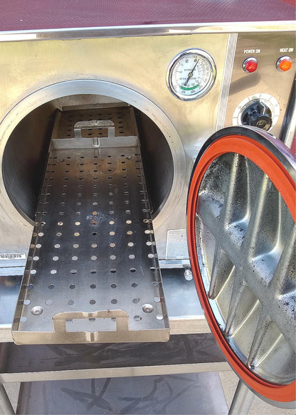 PELTON CRANE OCR STERILIZER AUTOCLAVE with TRAY & MANUAL 100% TESTED FREE SHIP