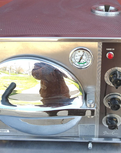 PELTON CRANE OCR STERILIZER AUTOCLAVE with TRAY & MANUAL WATCH VIDEO FREE SHIP