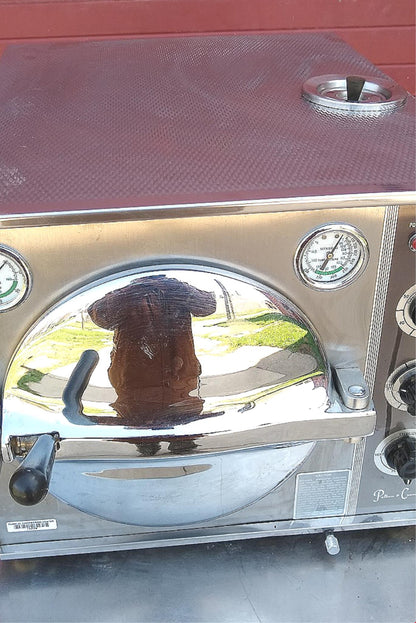 PELTON CRANE OCR STERILIZER AUTOCLAVE with TRAY & MANUAL WATCH VIDEO FREE SHIP