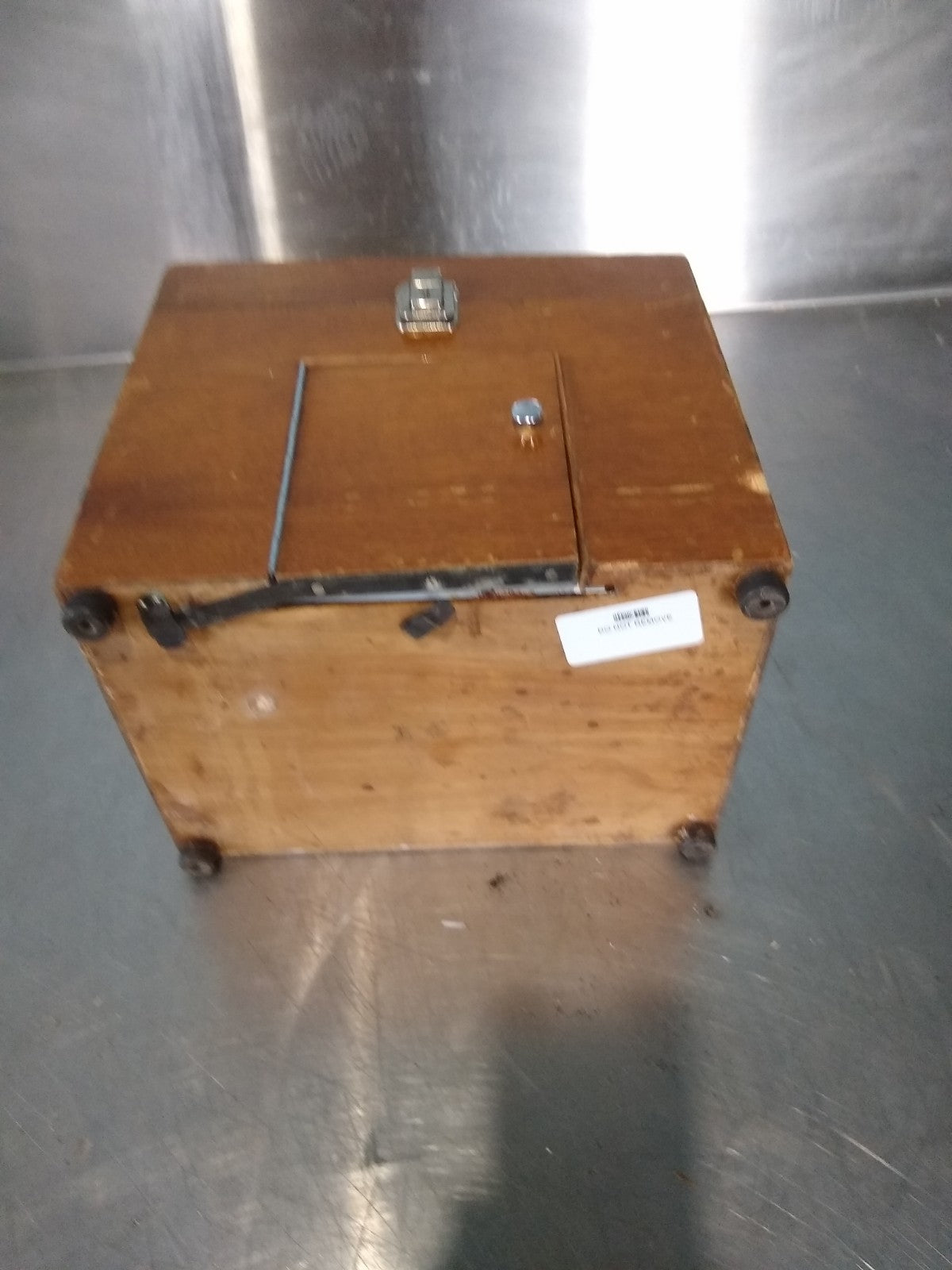 RARE VINTAGE BECKMAN MODEL G pH METER BAKELITE WOODEN BOX CASE FREE SHIPPING