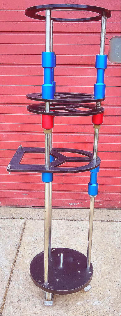 UNKNOWN INTERESTING COOL LOOKING SCIENCE PROJECT MOBILE CART APPARATUS FREE SHIP