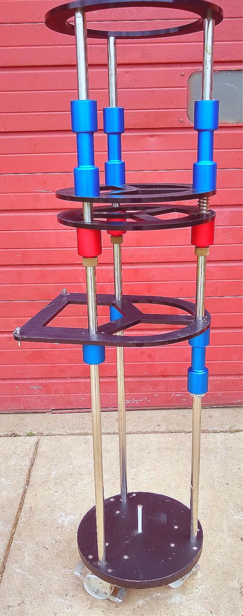 UNKNOWN INTERESTING COOL LOOKING SCIENCE PROJECT MOBILE CART APPARATUS FREE SHIP