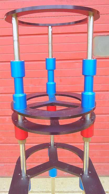 UNKNOWN INTERESTING COOL LOOKING SCIENCE PROJECT MOBILE CART APPARATUS FREE SHIP