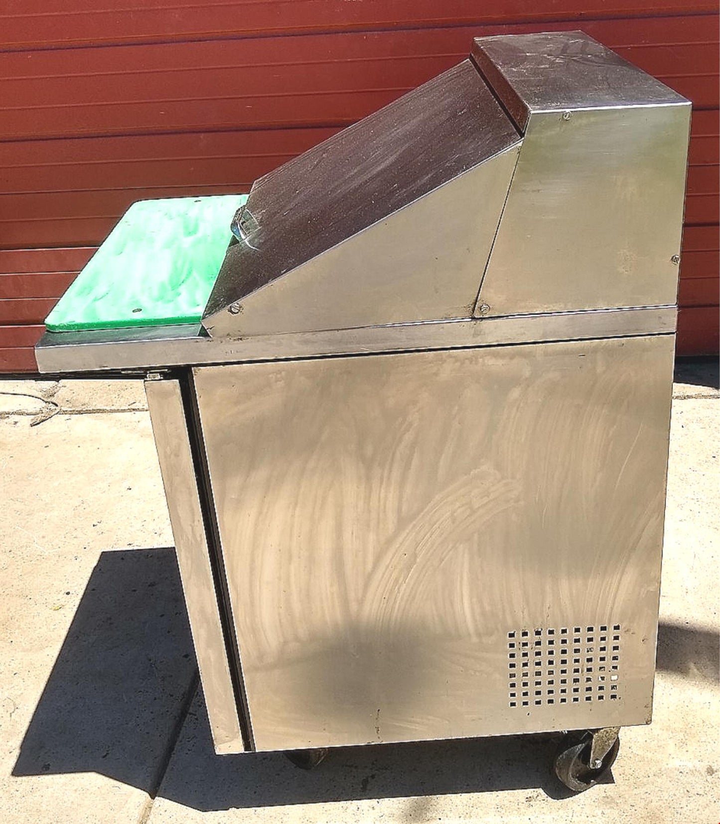 TRUE TSSU-27-12M-B 1 DOOR SANDWICH PIZZA PREP TABLE 3 TRAYS & CASTERS FREE SHIP