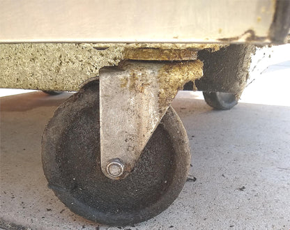 TRUE TSSU-27-12M-B 1 DOOR SANDWICH PIZZA PREP TABLE 3 TRAYS & CASTERS FREE SHIP