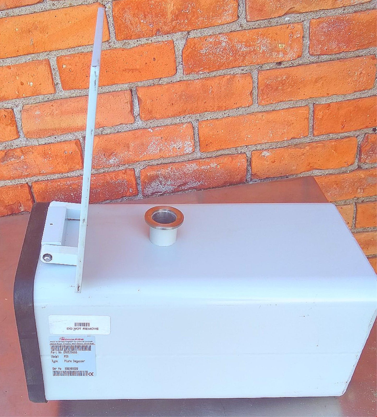 EDWARDS PD3 PLATE DEGASSER VACUUM CHAMBER FILM for ELECTRON MICROSCOPY FREE SHIP