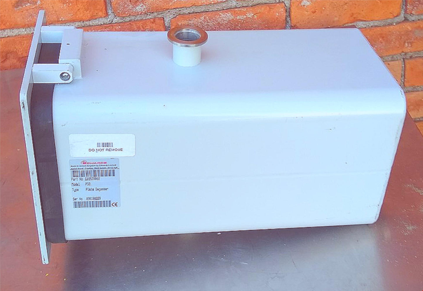 EDWARDS PD3 PLATE DEGASSER VACUUM CHAMBER FILM for ELECTRON MICROSCOPY FREE SHIP