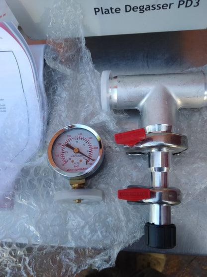 EDWARDS PD3 PLATE DEGASSER VACUUM CHAMBER FILM for ELECTRON MICROSCOPY FREE SHIP