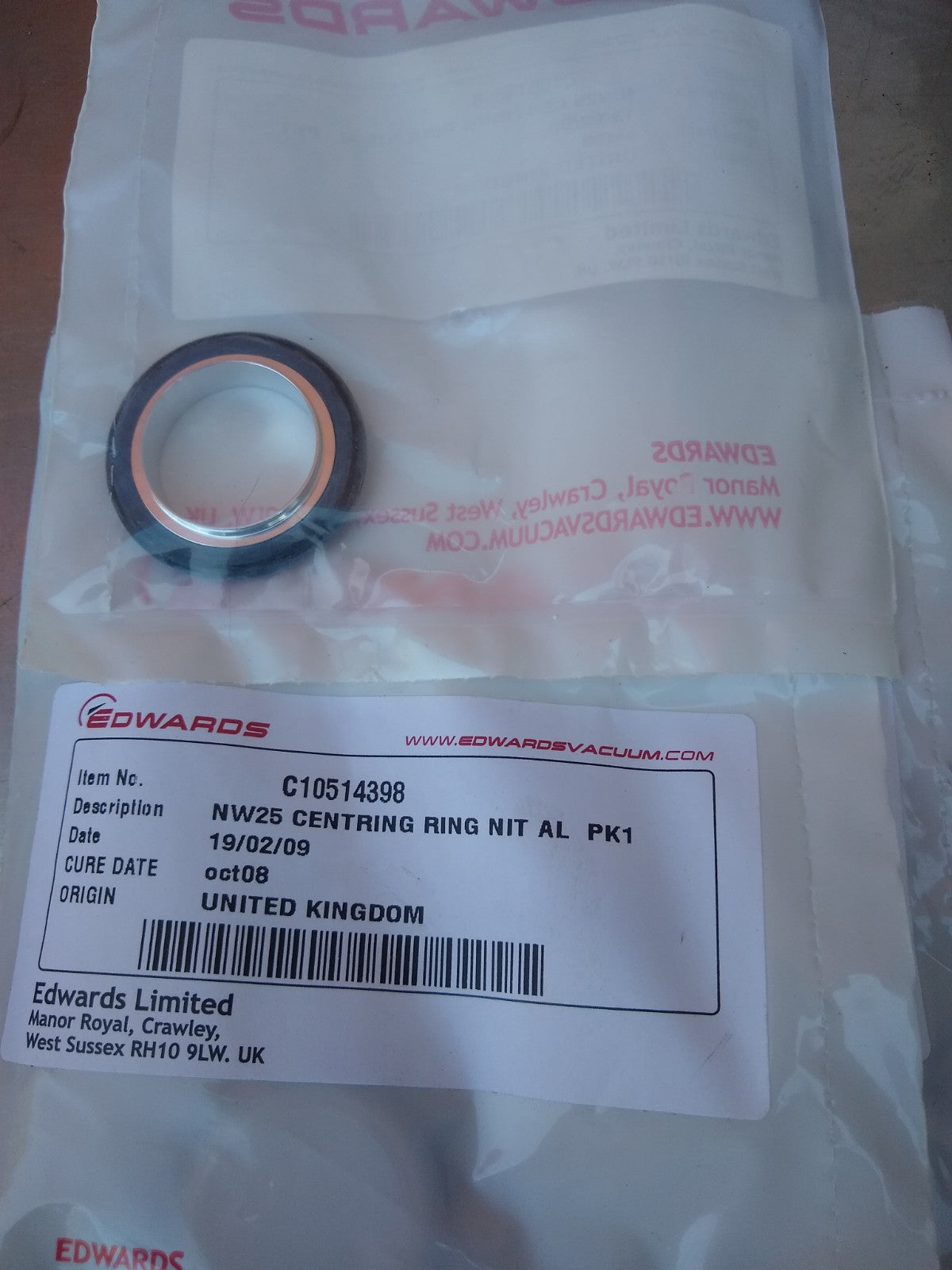 EDWARDS PD3 PLATE DEGASSER VACUUM CHAMBER FILM for ELECTRON MICROSCOPY FREE SHIP