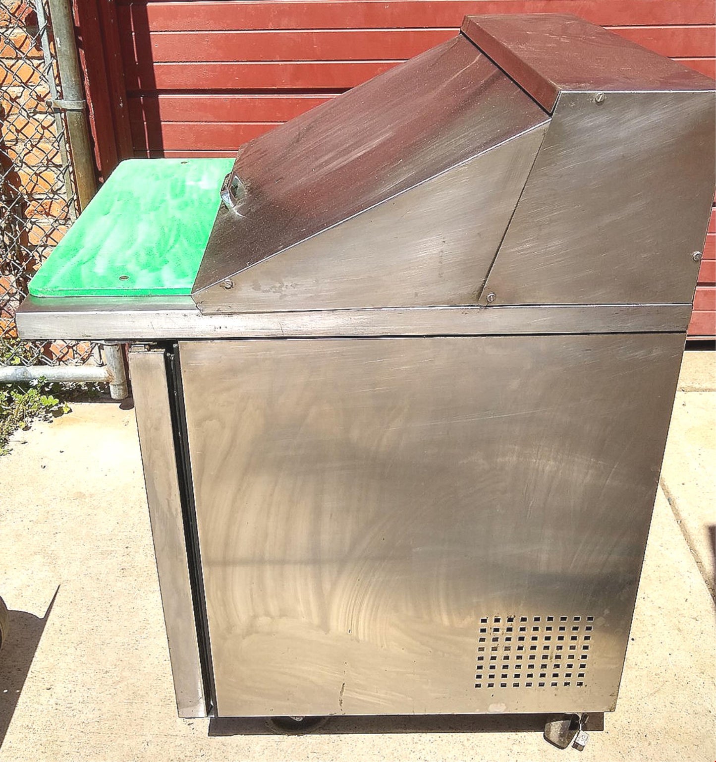 TRUE TSSU-27-12M-B 1 DOOR SANDWICH PIZZA PREP TABLE 3 TRAYS & CASTERS FREE SHIP